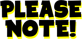 Please note