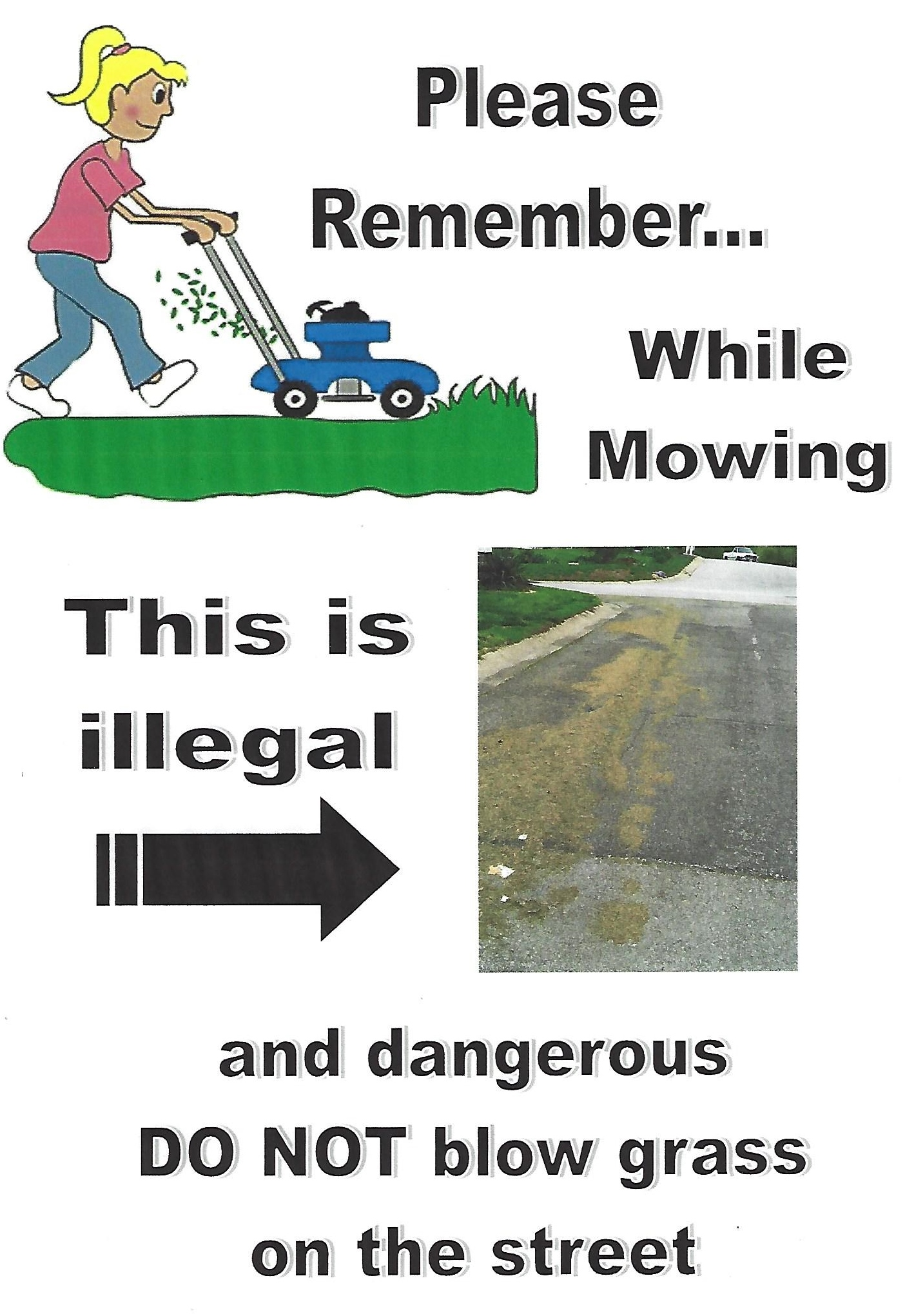 Mowing Poster